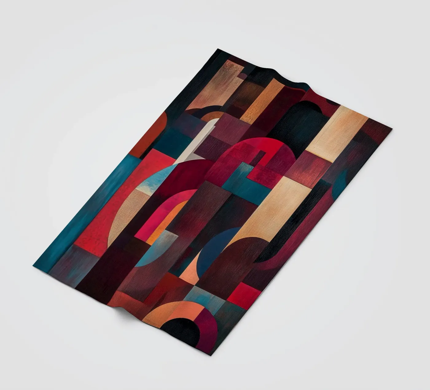 Fields plaid polaire de Art Unleashed