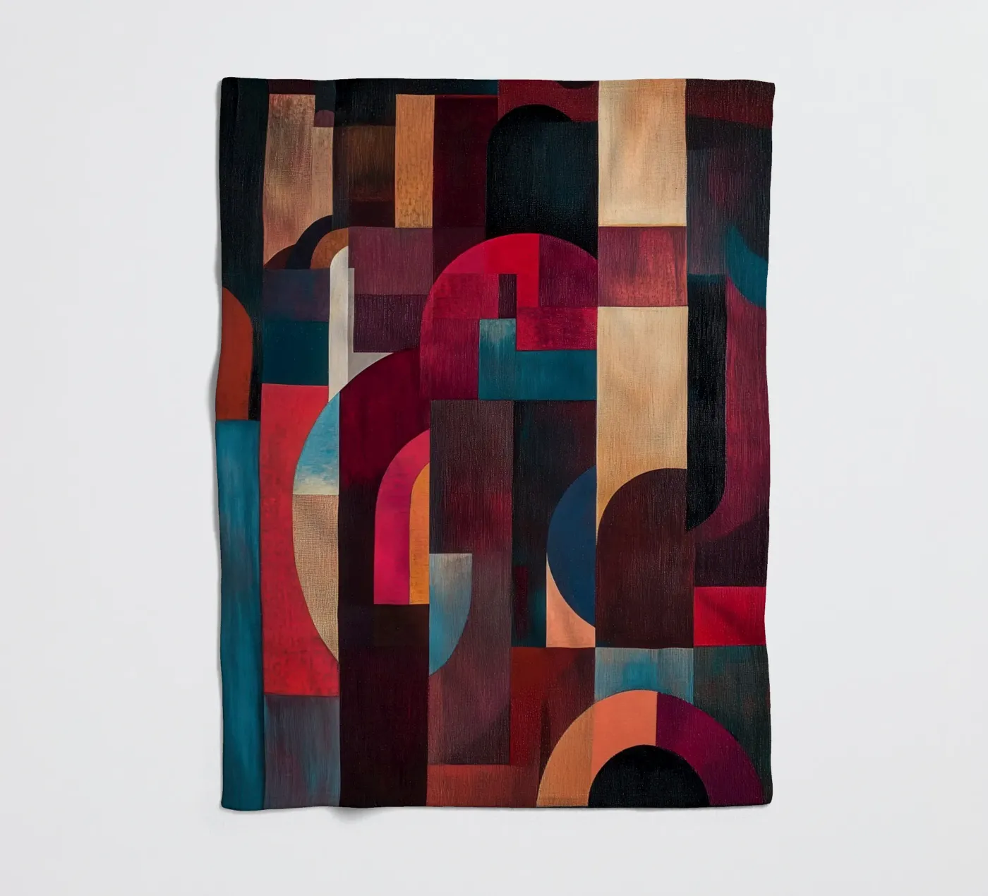 Fields plaid polaire de Art Unleashed