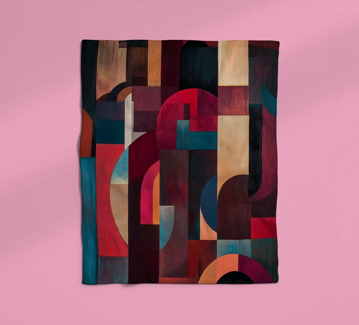 Fields plaid polaire de Art Unleashed