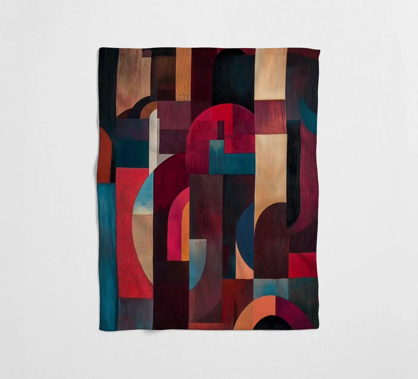 Fields plaid polaire de Art Unleashed