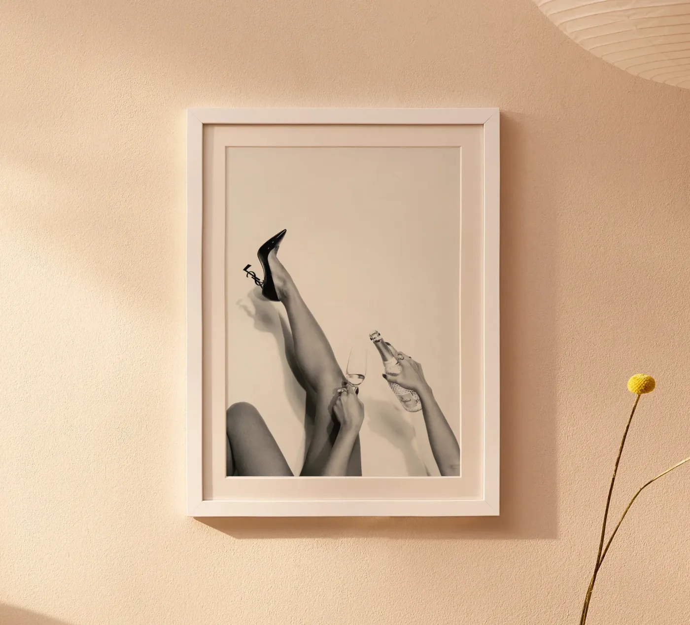 Champagne Refill poster by memory in photograph