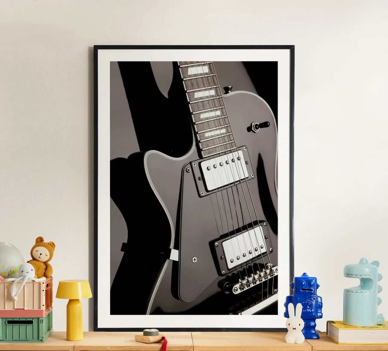Chitarra nera poster da memory in photograph