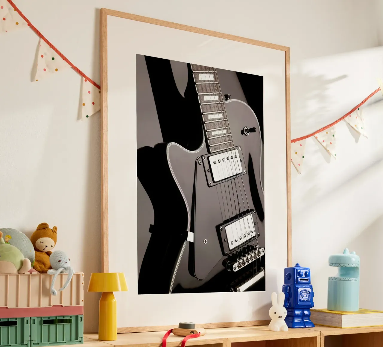 Chitarra nera poster da memory in photograph