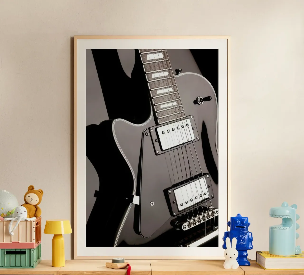 Chitarra nera poster da memory in photograph