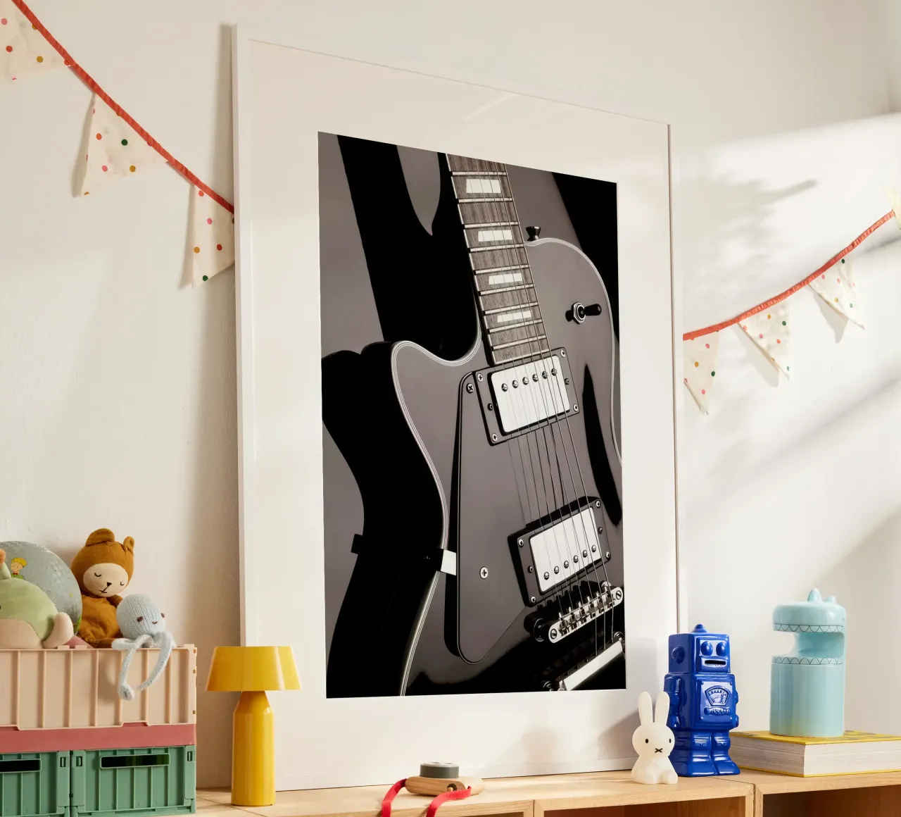 Chitarra nera poster da memory in photograph
