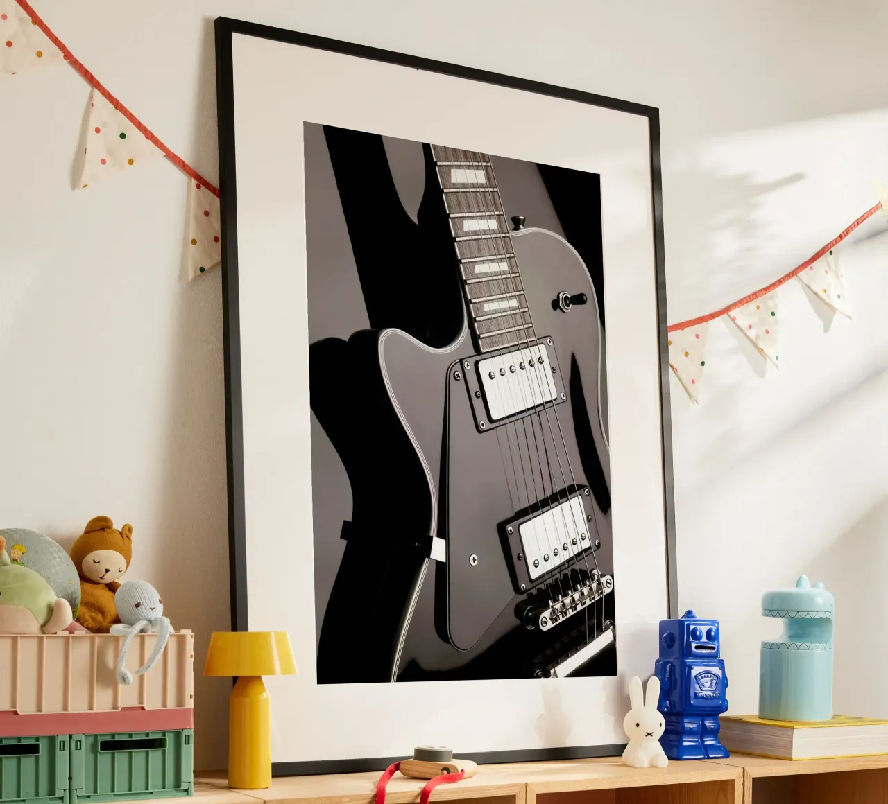 Chitarra nera poster da memory in photograph