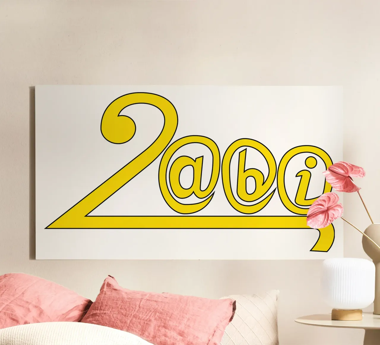 Abilogo 2000 (Original) Leinwand mit Schattenfugenrahmen von Kolleg St. Blasien