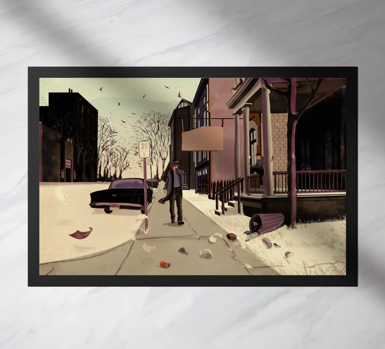 Underworld doormat by Giordano Poloni