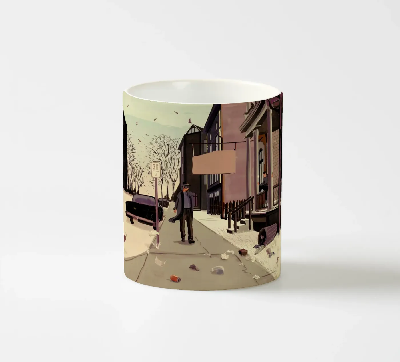 Underworld ceramic mug by Giordano Poloni