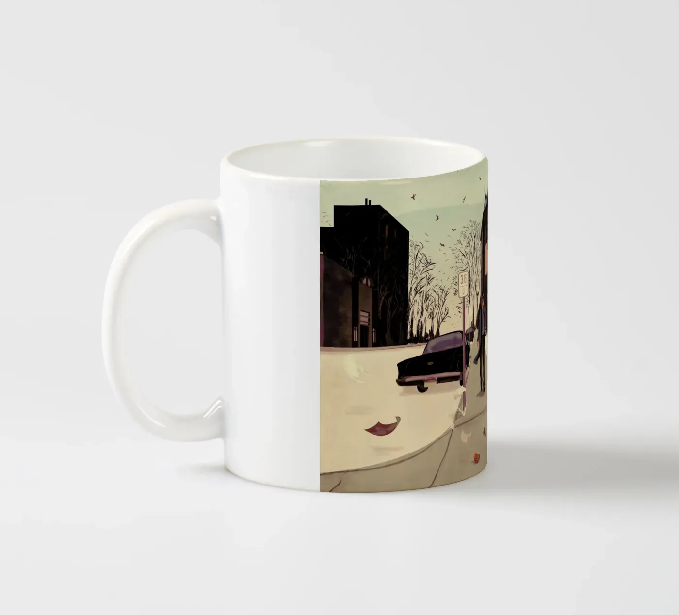 Underworld ceramic mug by Giordano Poloni