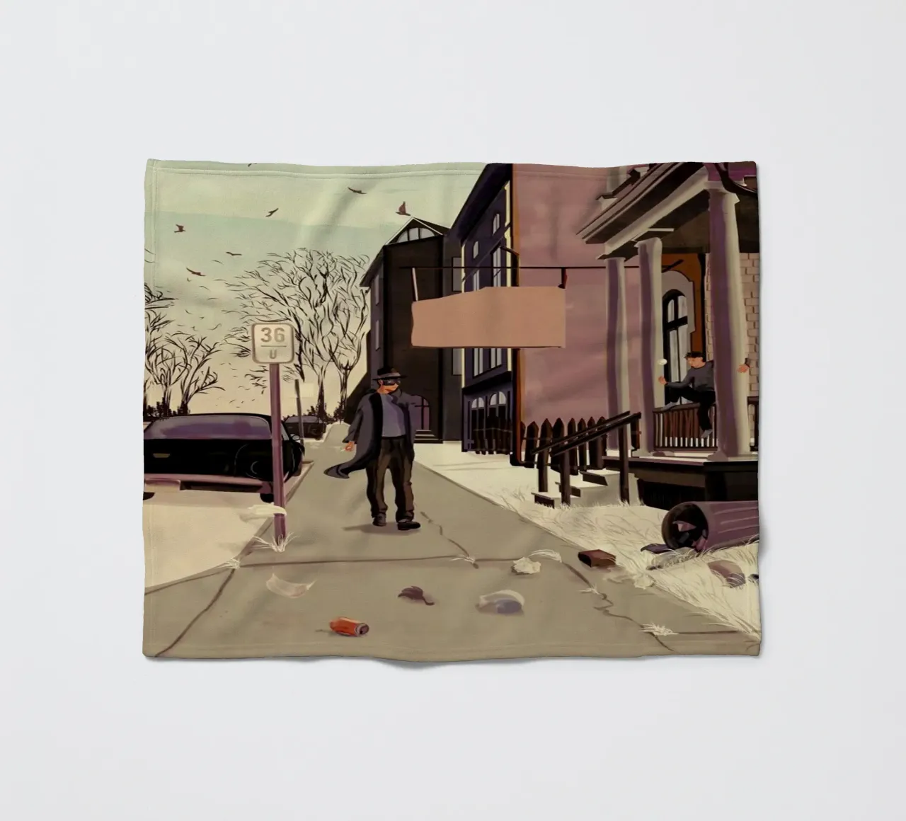 Underworld Fleecedecke von Giordano Poloni