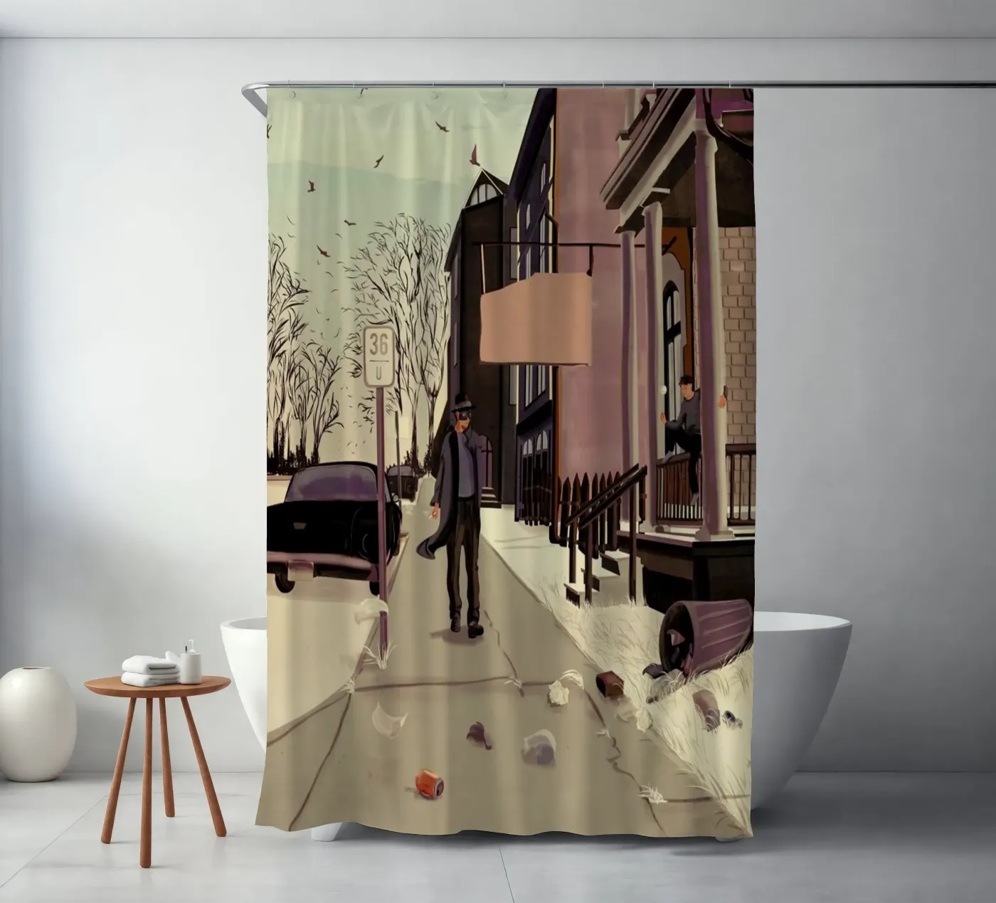 Underworld Duschvorhang von Giordano Poloni