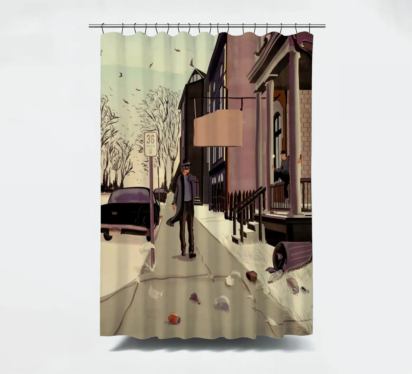 Underworld Duschvorhang von Giordano Poloni