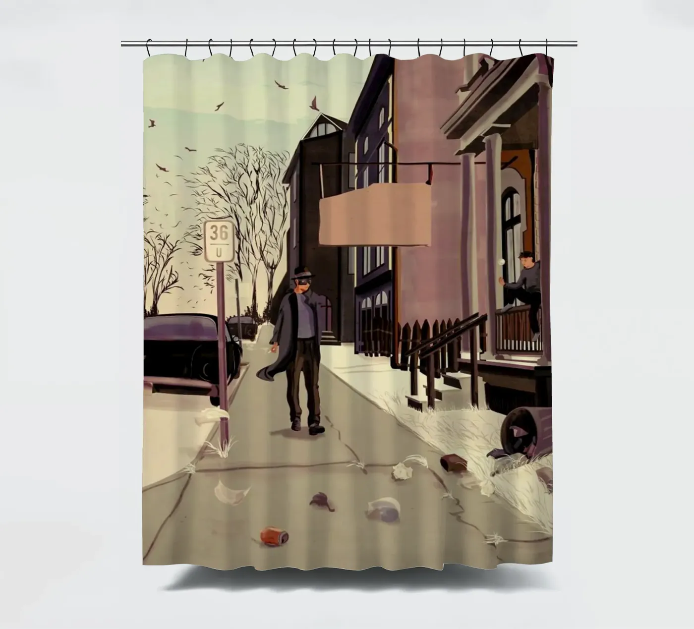 Underworld Duschvorhang von Giordano Poloni