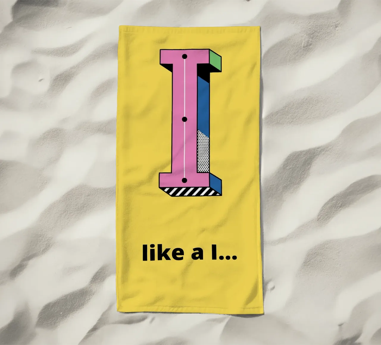 Mi piace... telo mare da alphabetillustration