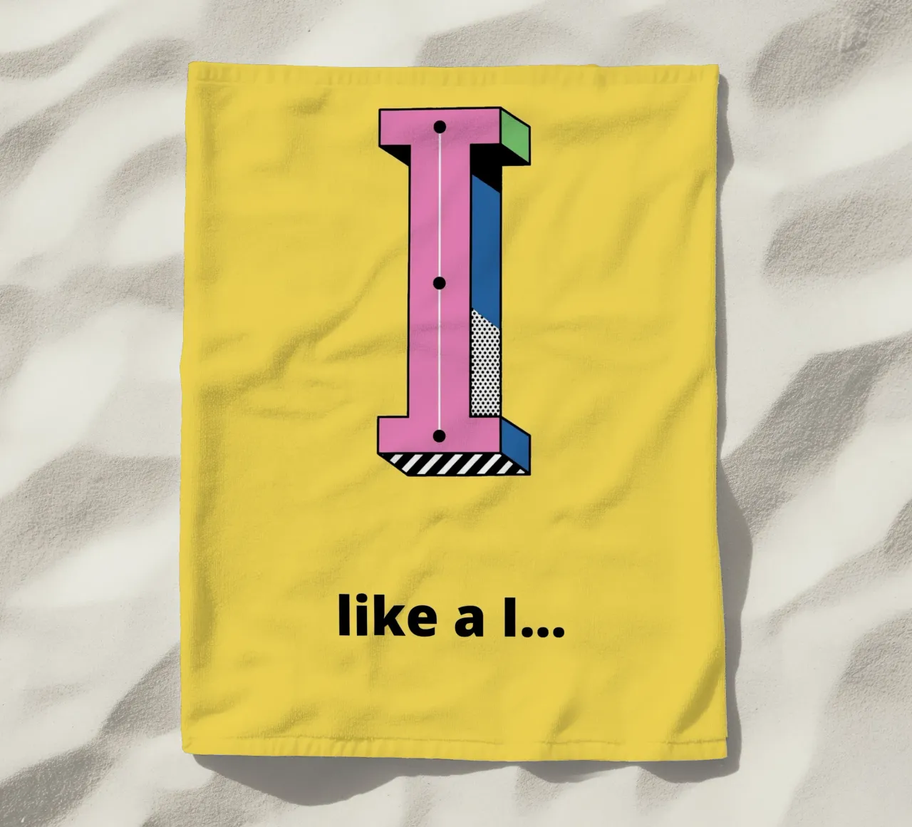 Mi piace... telo mare da alphabetillustration