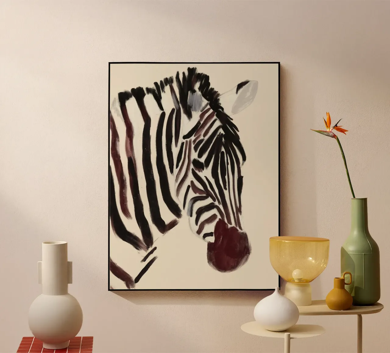 Zebra Acryl-Glas von dada22