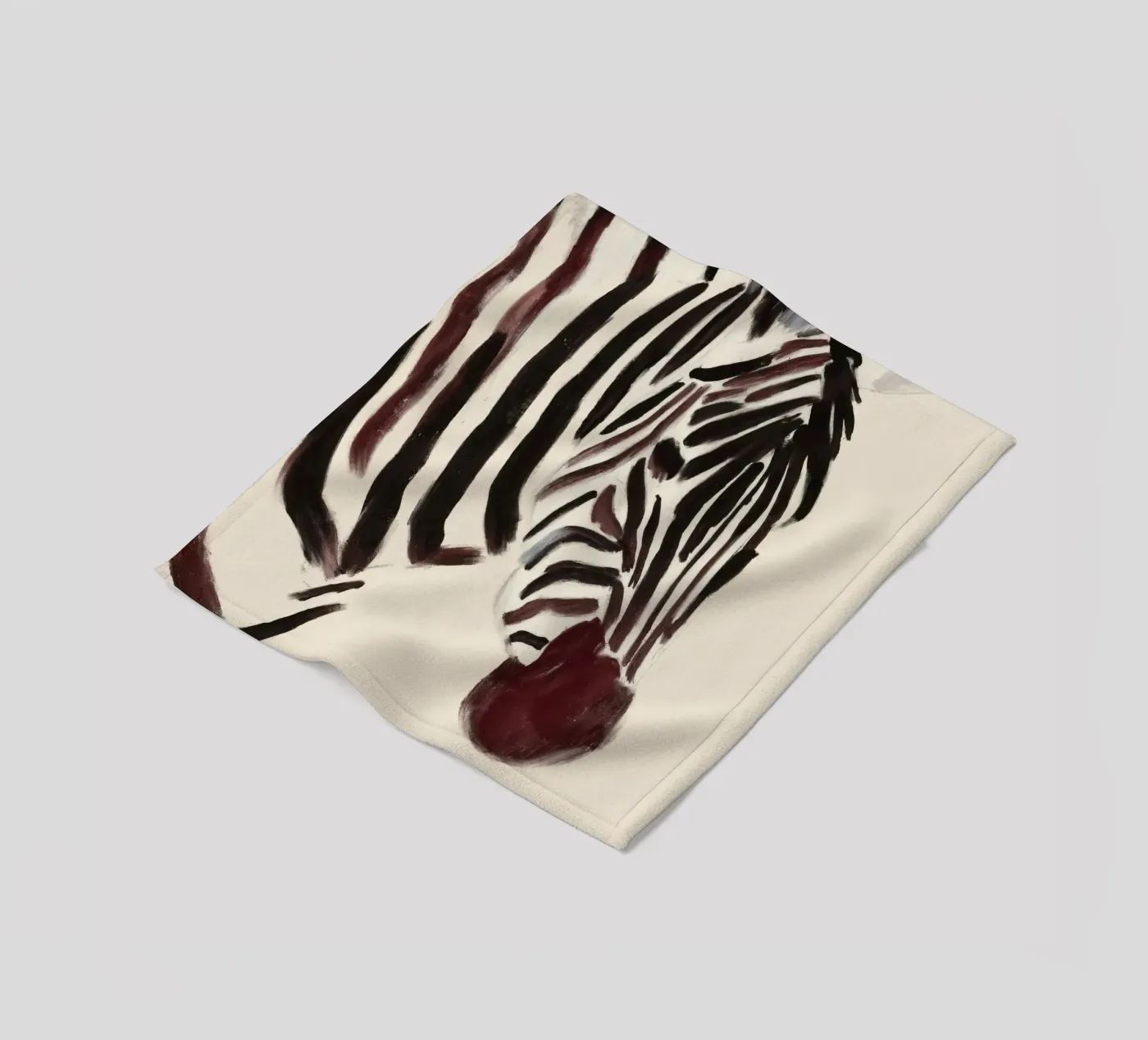 Zebra fleece blanket by dada22