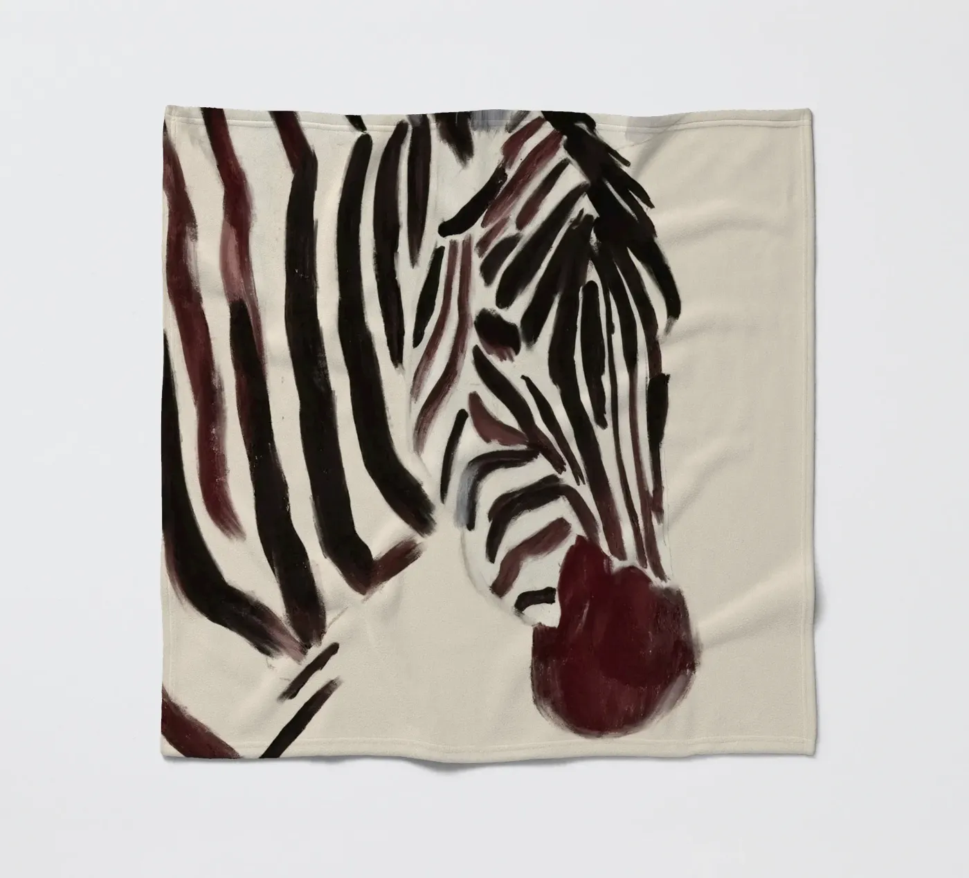 Zebra fleece blanket by dada22