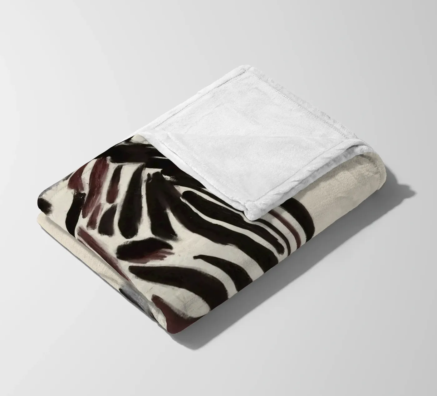 Zebra fleece blanket by dada22