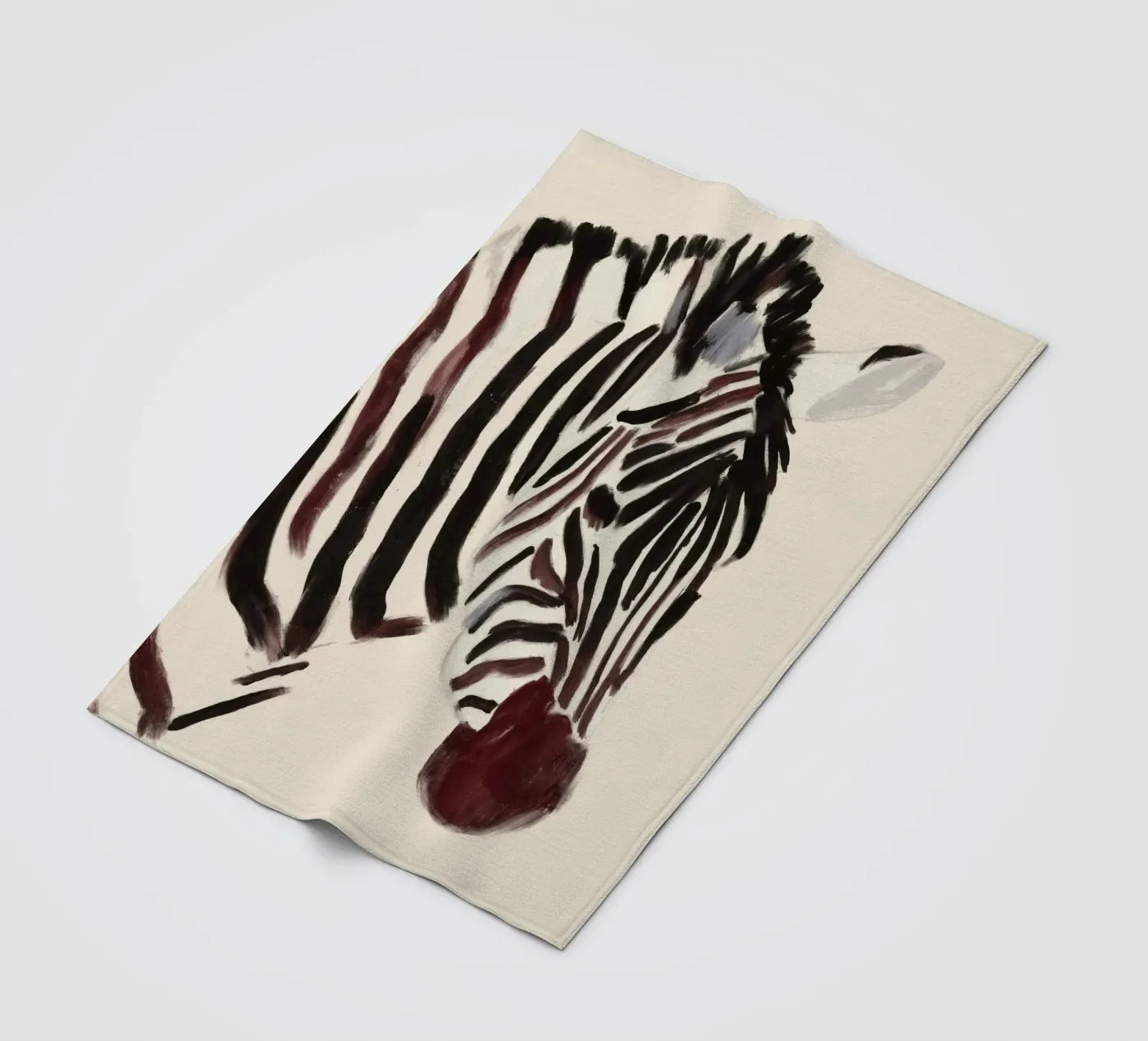 Zebra fleece blanket by dada22