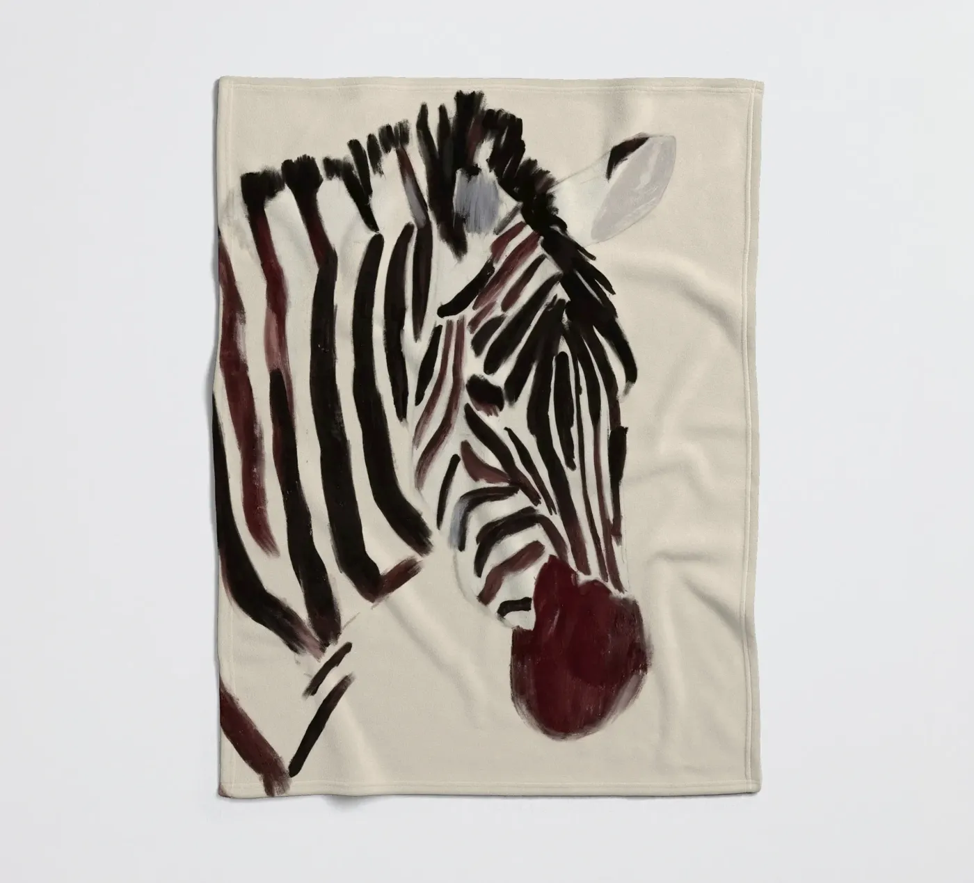 Zebra fleece blanket by dada22