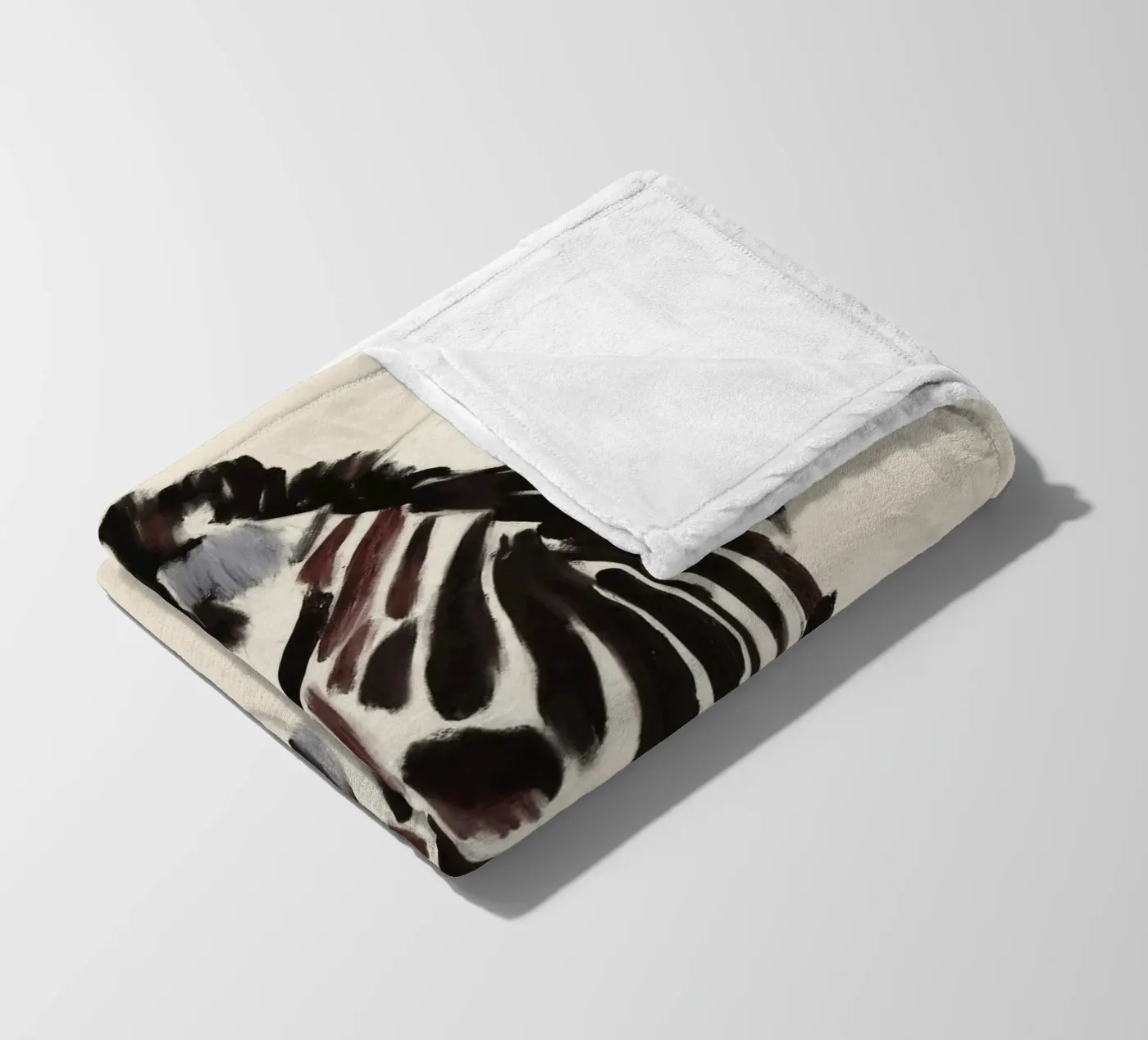 Zebra fleece blanket by dada22