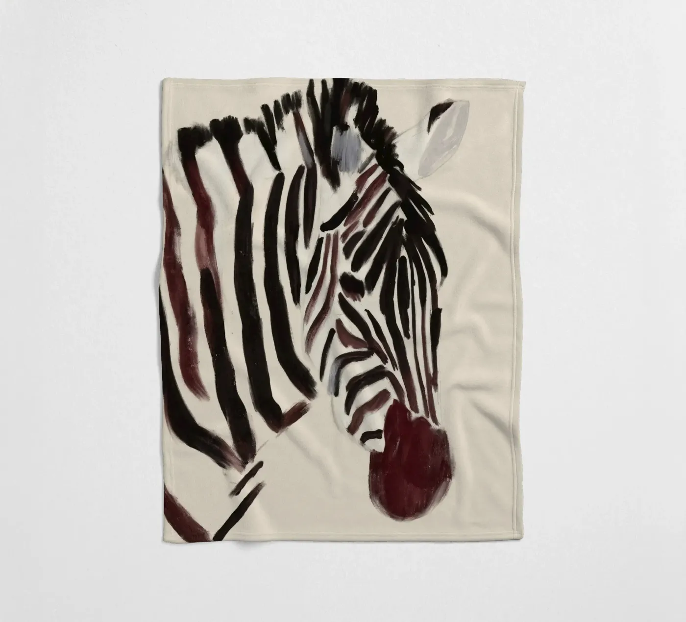 Zebra fleece blanket by dada22