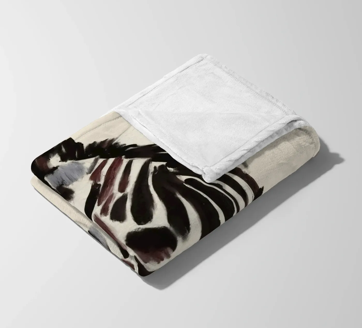 Zebra fleece blanket by dada22