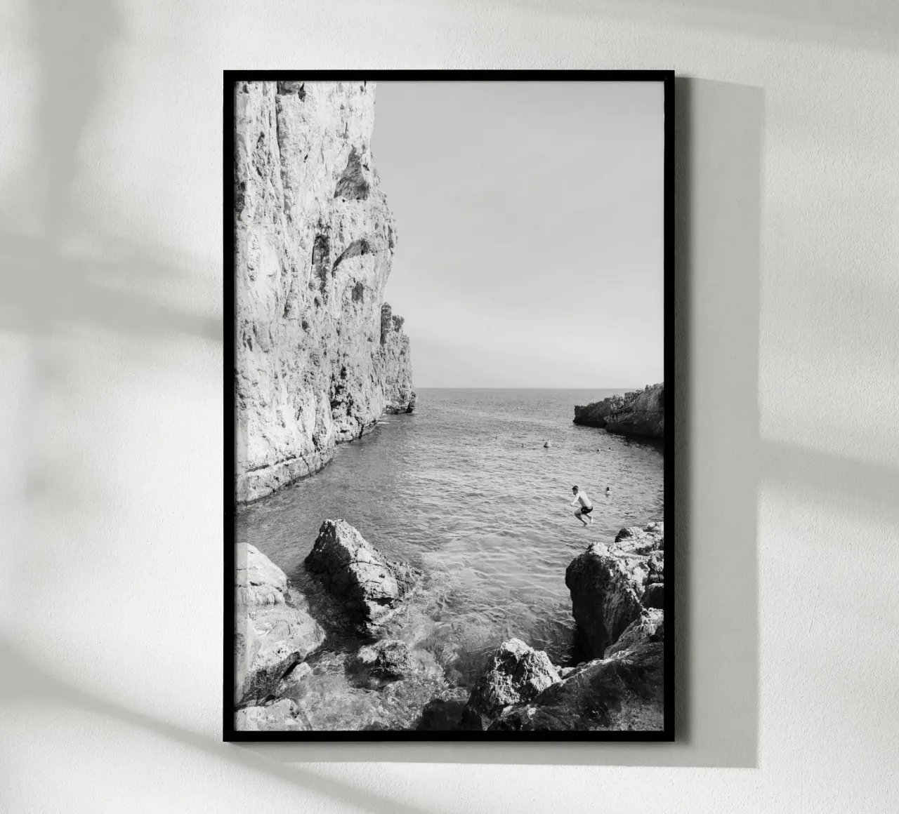L'immersione poster con telaio in legno da Kathrin Pienaar