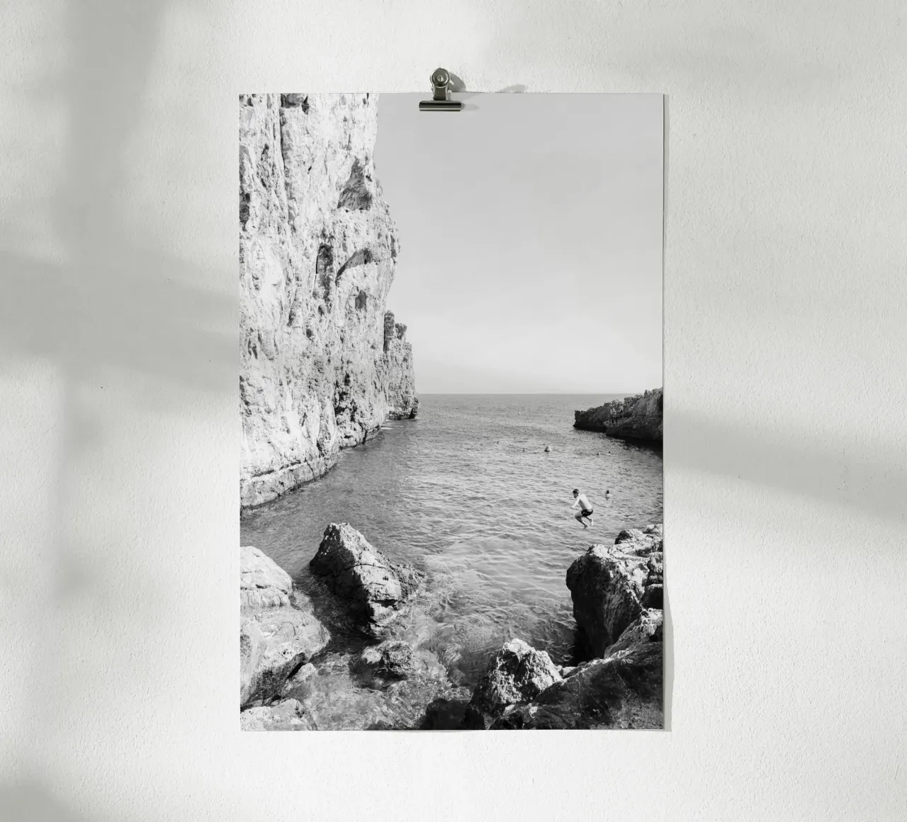 L'immersione poster con telaio in legno da Kathrin Pienaar
