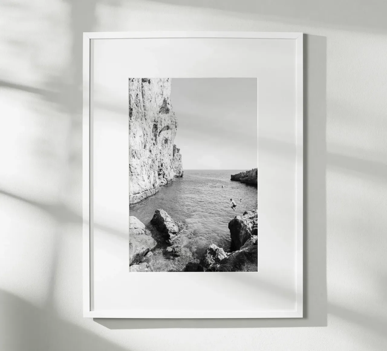 L'immersione poster con telaio in legno da Kathrin Pienaar