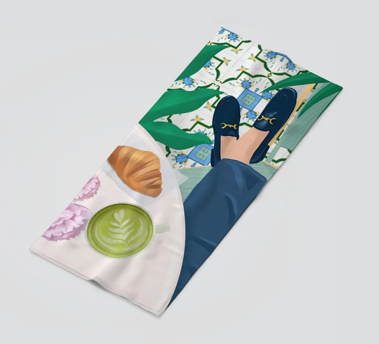 Caffè Paris telo mare da PetrArts