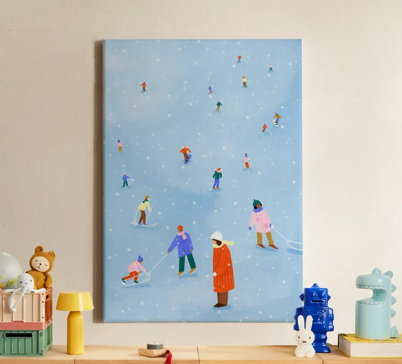Winter Fun canvas by Bea Mueller