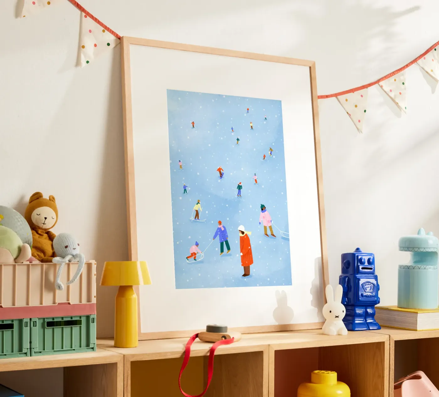 Winter Fun poster van Bea Mueller