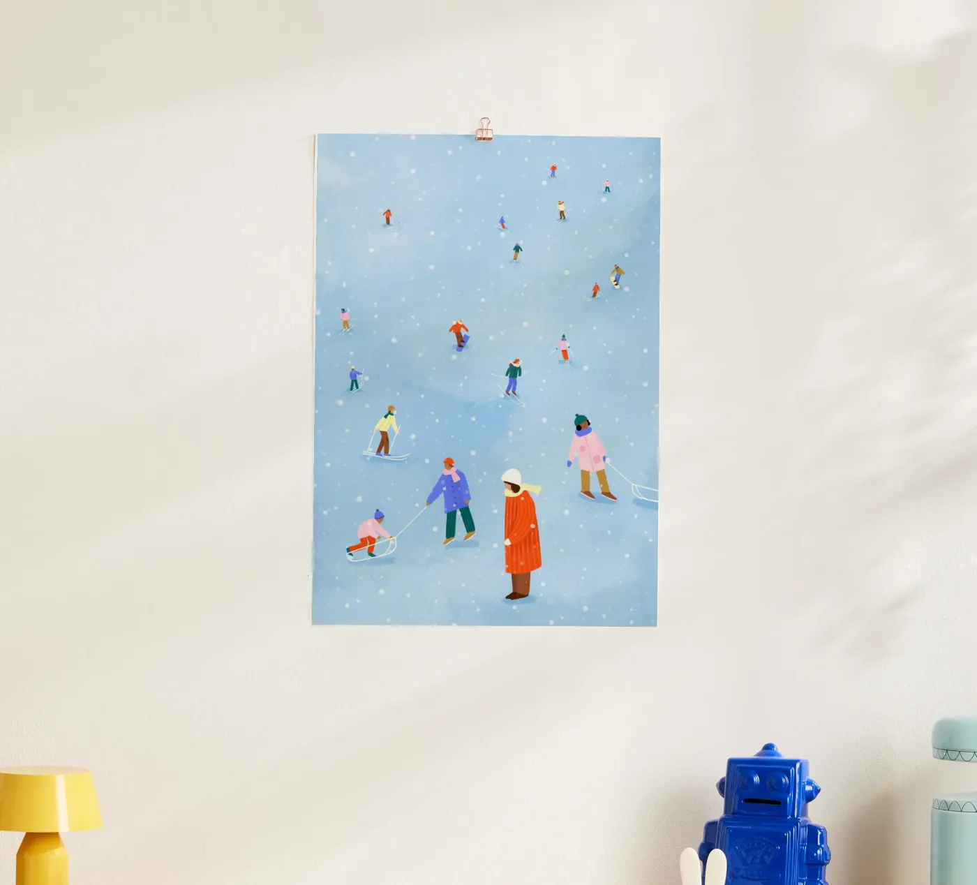 Winter Fun poster van Bea Mueller