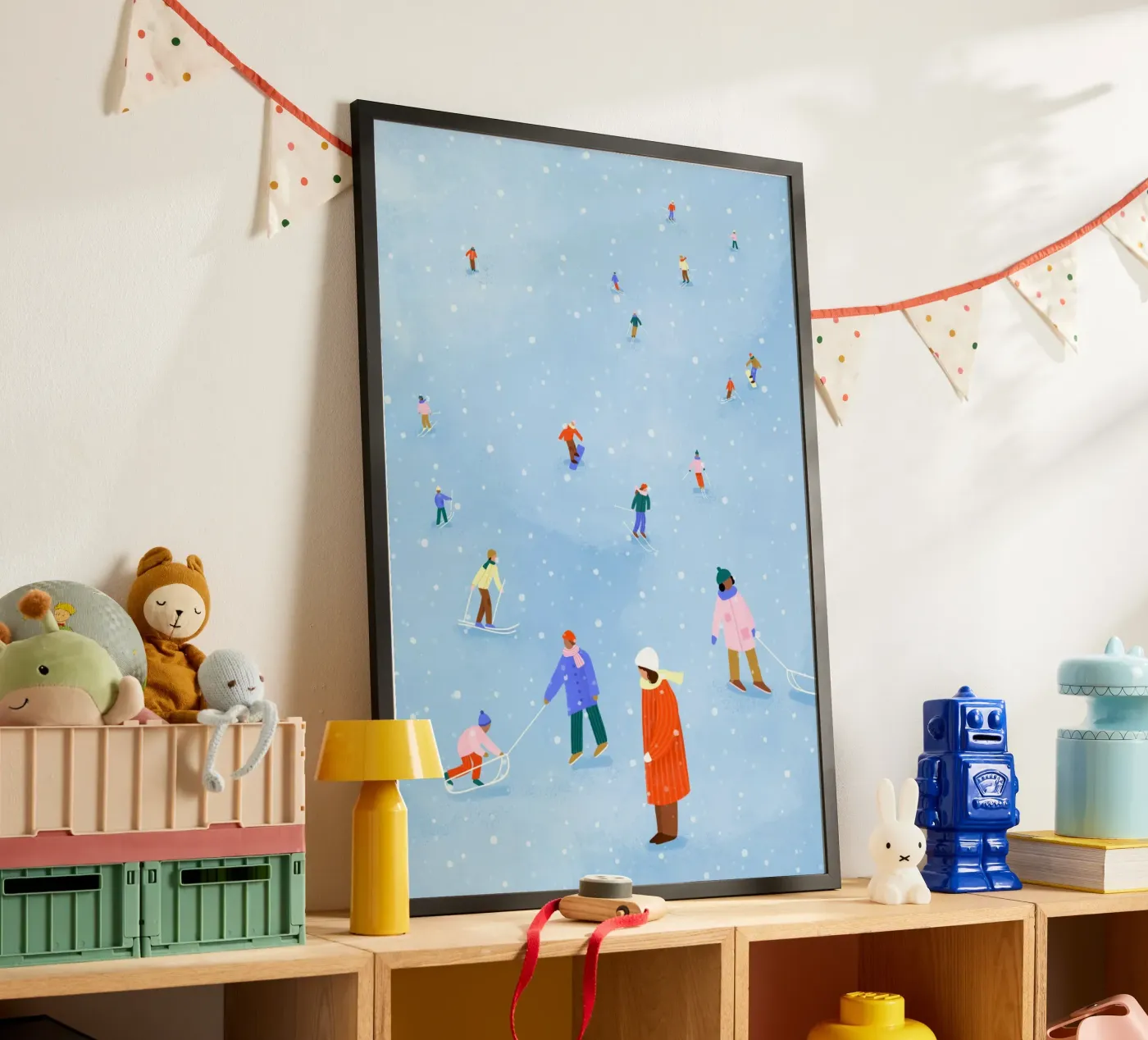 Winter Fun poster van Bea Mueller