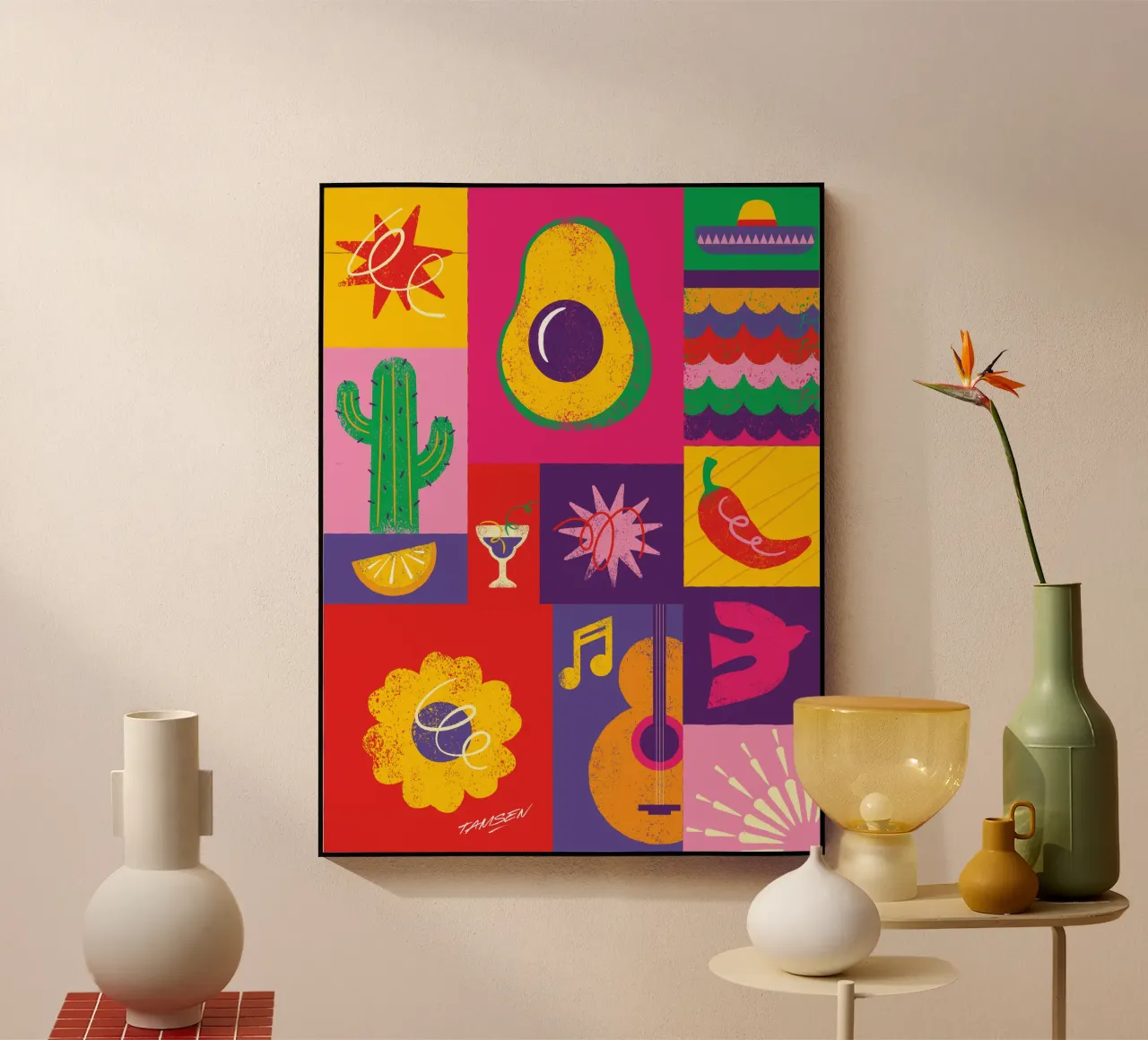 La vida loca plexiglass da Tamsen Design