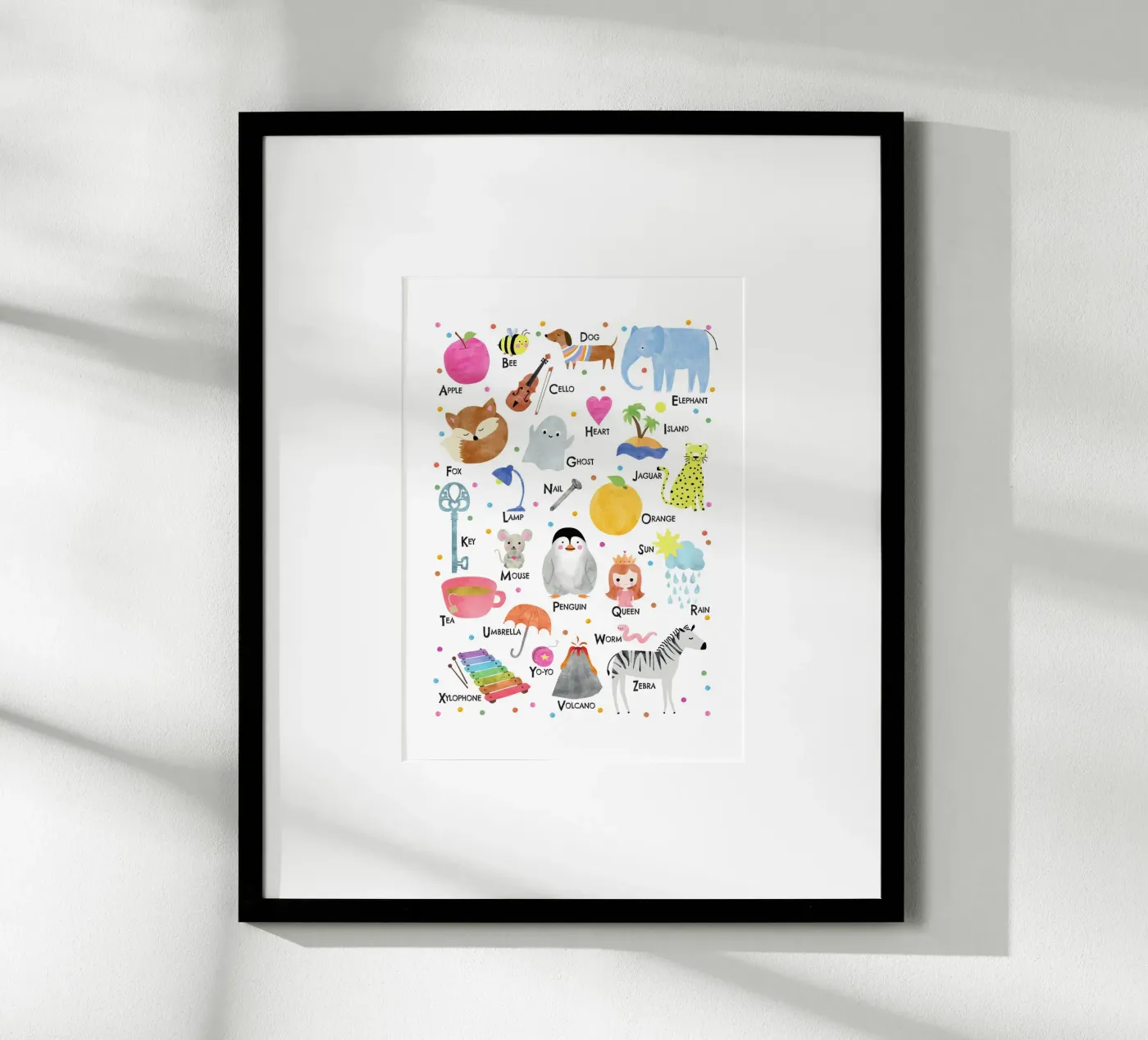 ABC, inglese poster da Fraysein Design