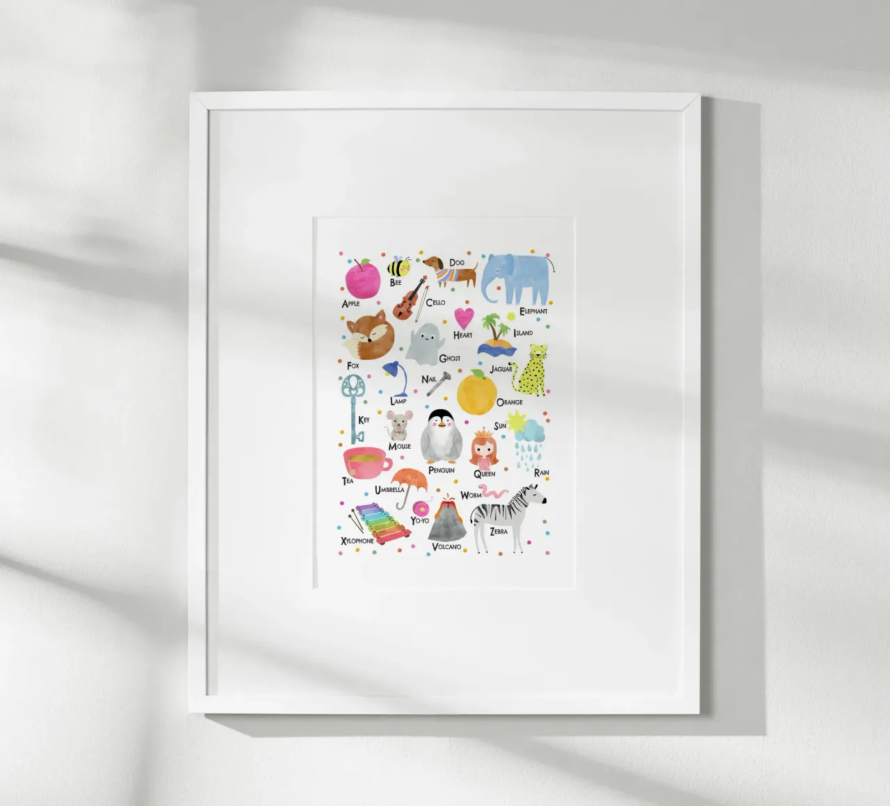 ABC, inglese poster da Fraysein Design