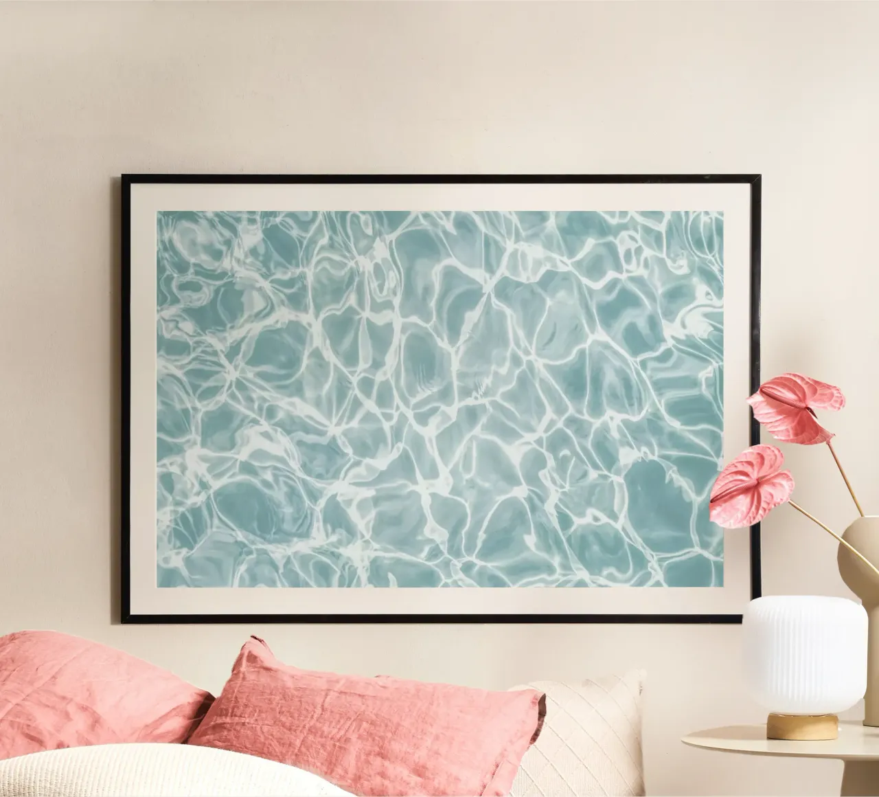 Acqua astratta poster da Kathrin Pienaar