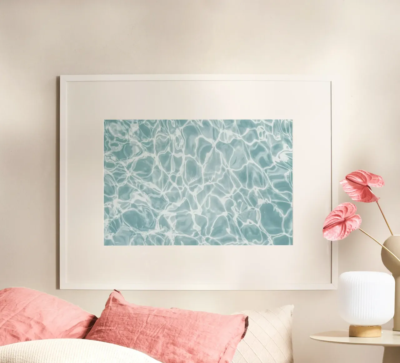 Acqua astratta poster da Kathrin Pienaar