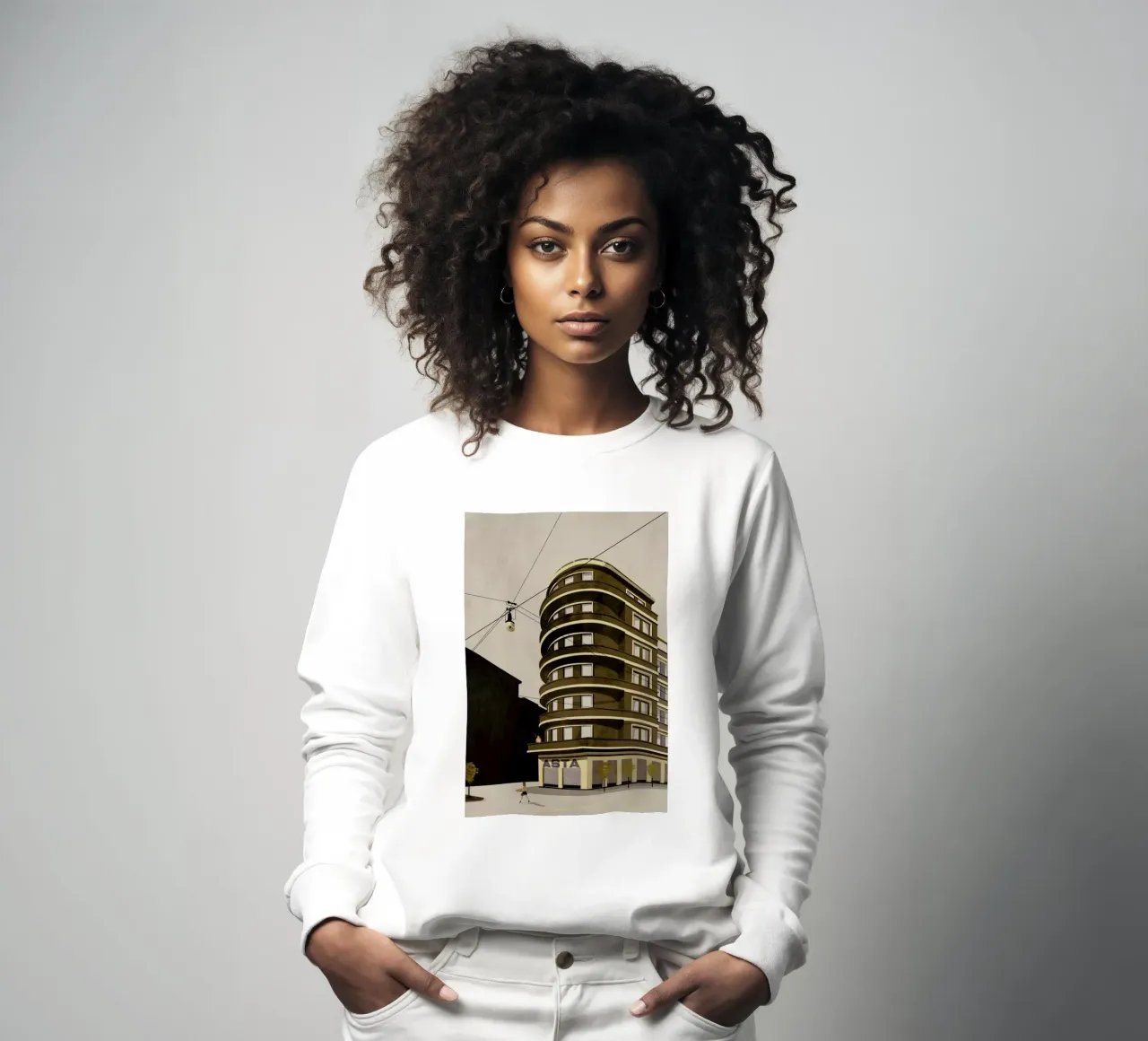 Via Cuneo sweatshirt van Giordano Poloni