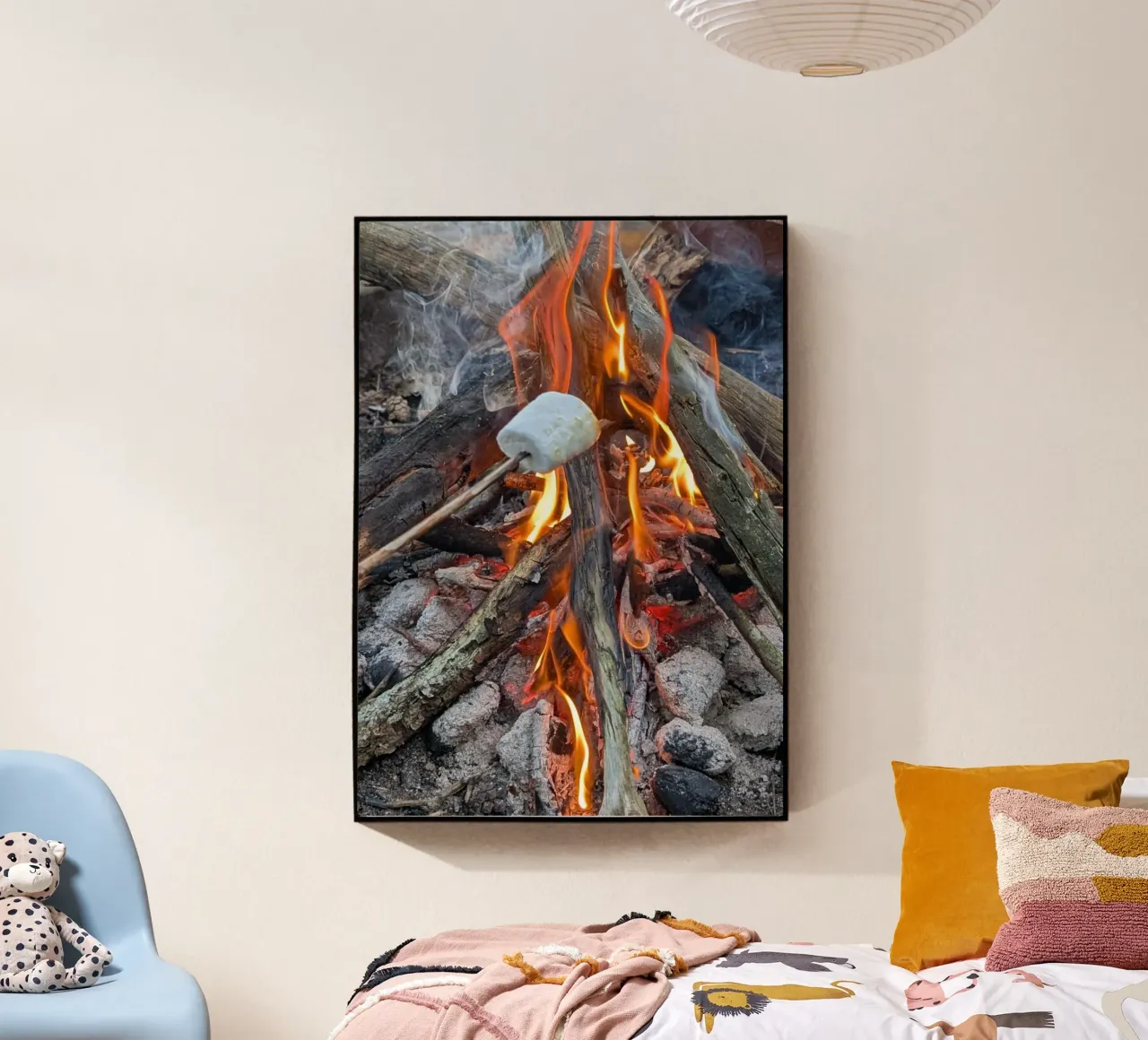 Marshmallow Campfire plexiglass da mariesphotos