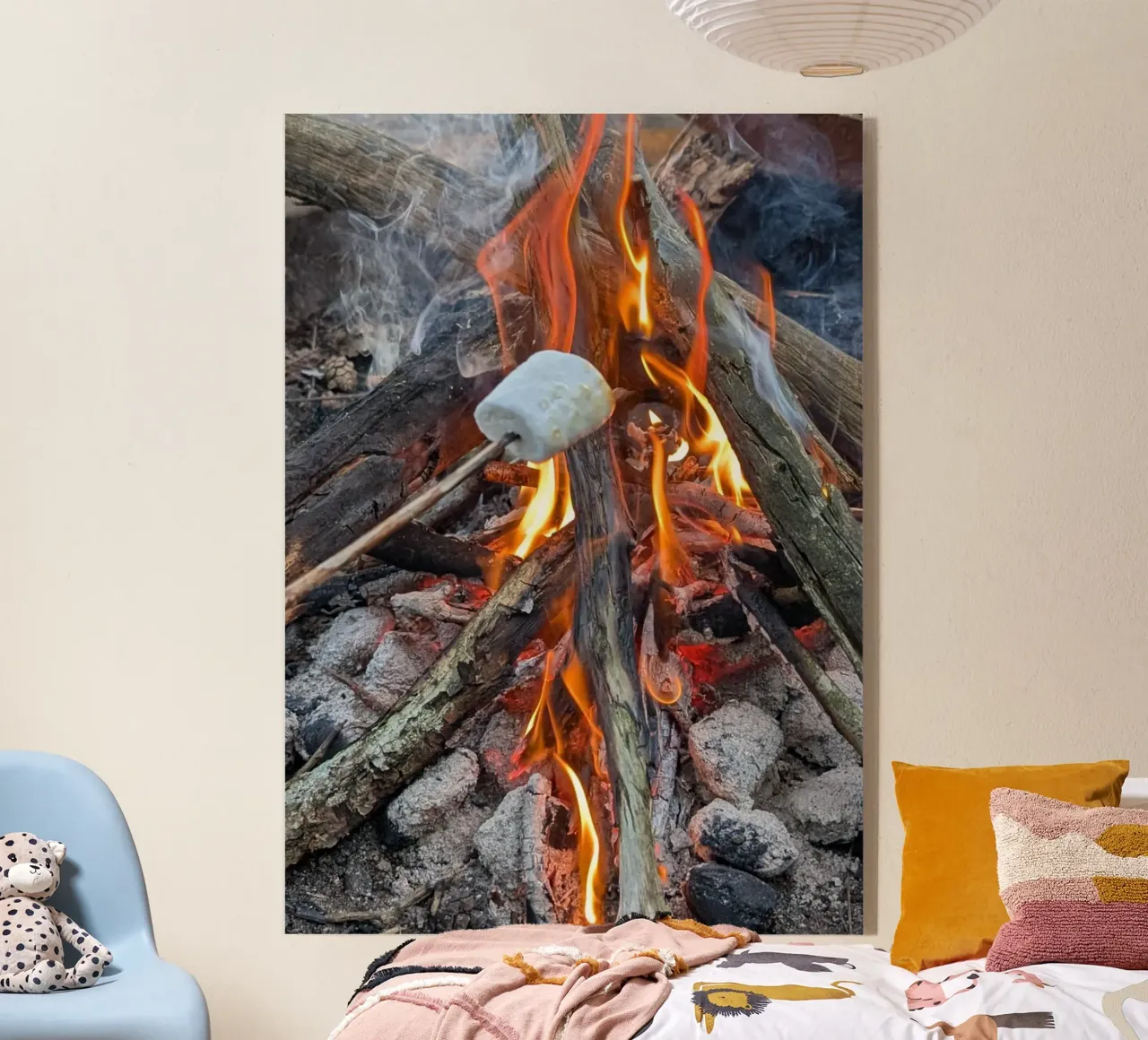 Marshmallow Campfire plexiglass da mariesphotos