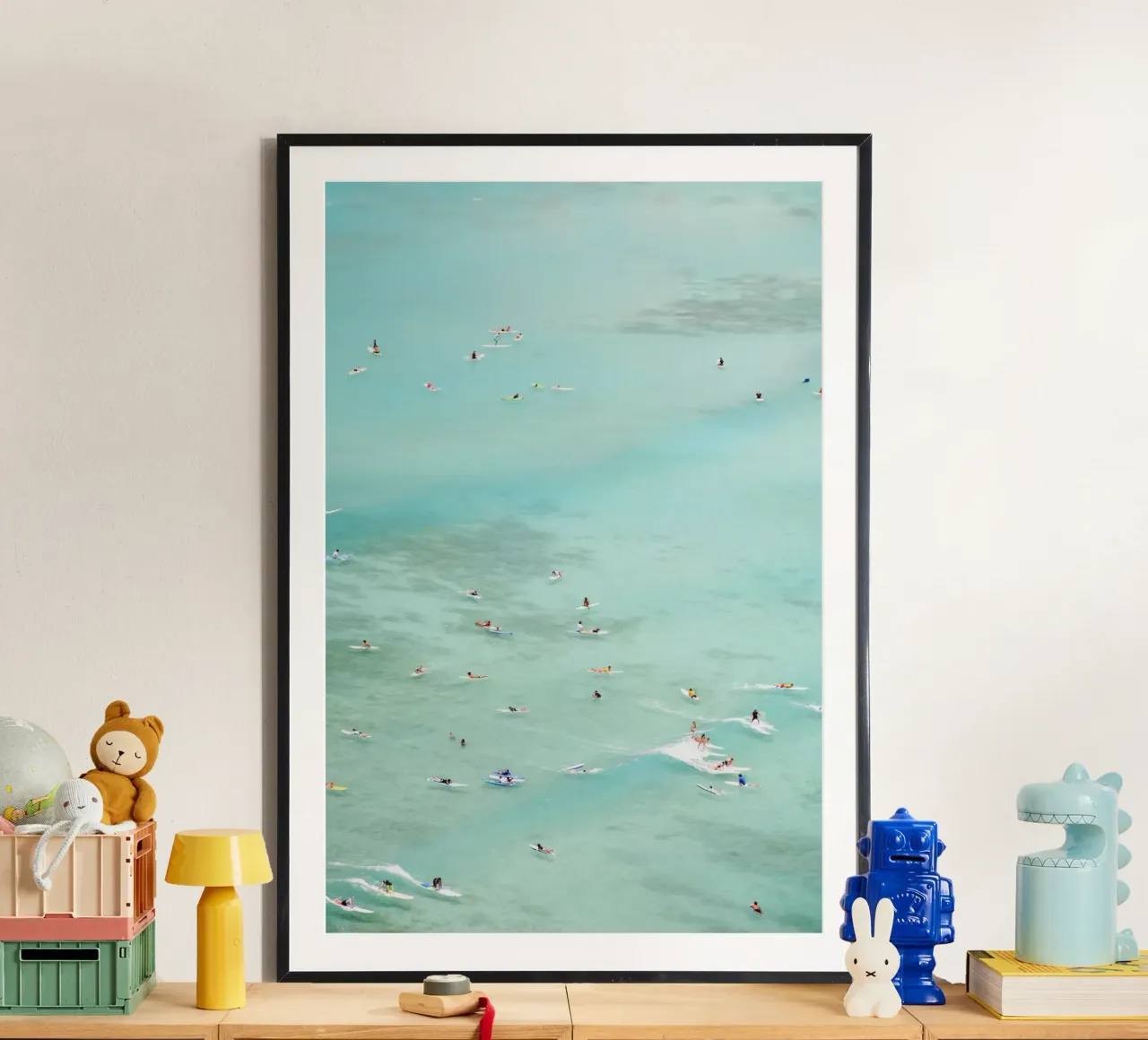 La gioia dei surfisti poster da Kathrin Pienaar