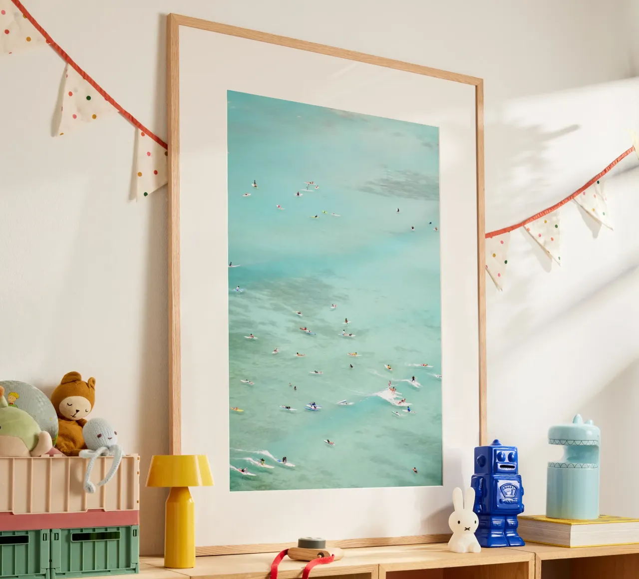 La gioia dei surfisti poster da Kathrin Pienaar