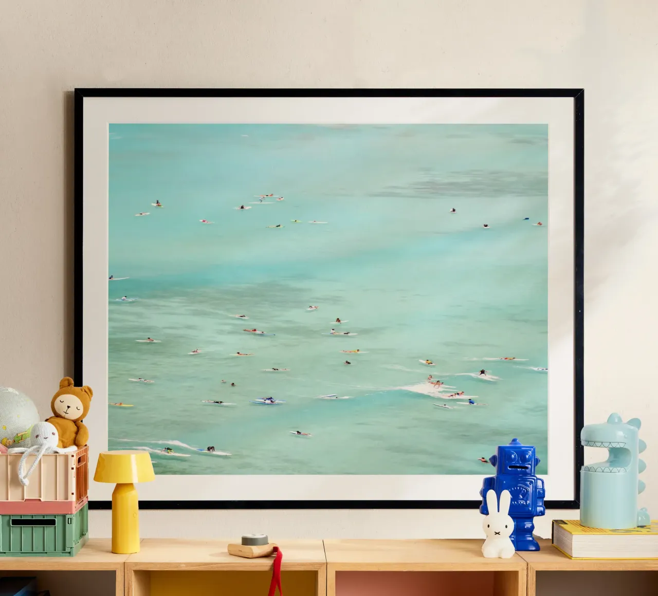 La gioia dei surfisti poster da Kathrin Pienaar