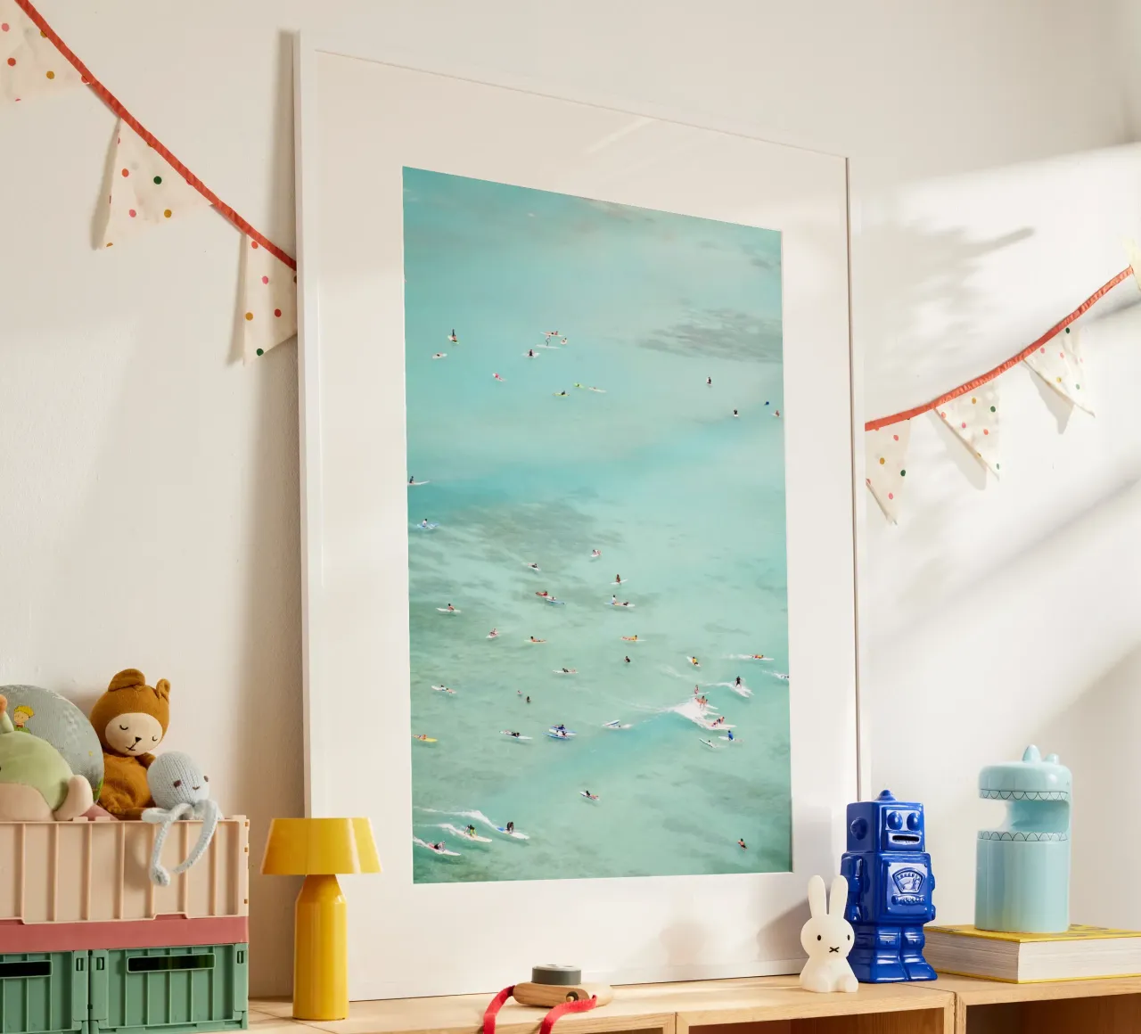 La gioia dei surfisti poster da Kathrin Pienaar