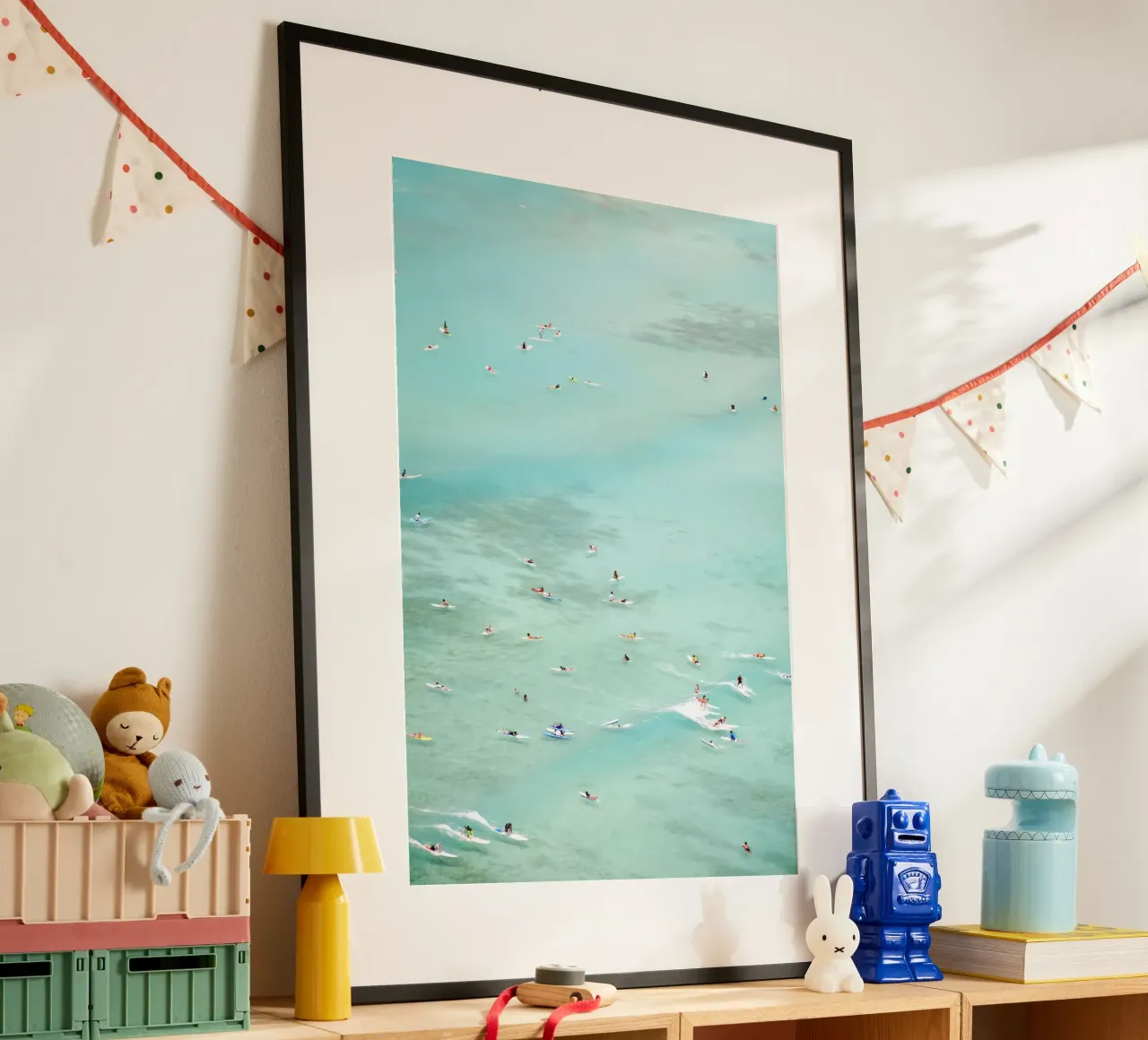 La gioia dei surfisti poster da Kathrin Pienaar